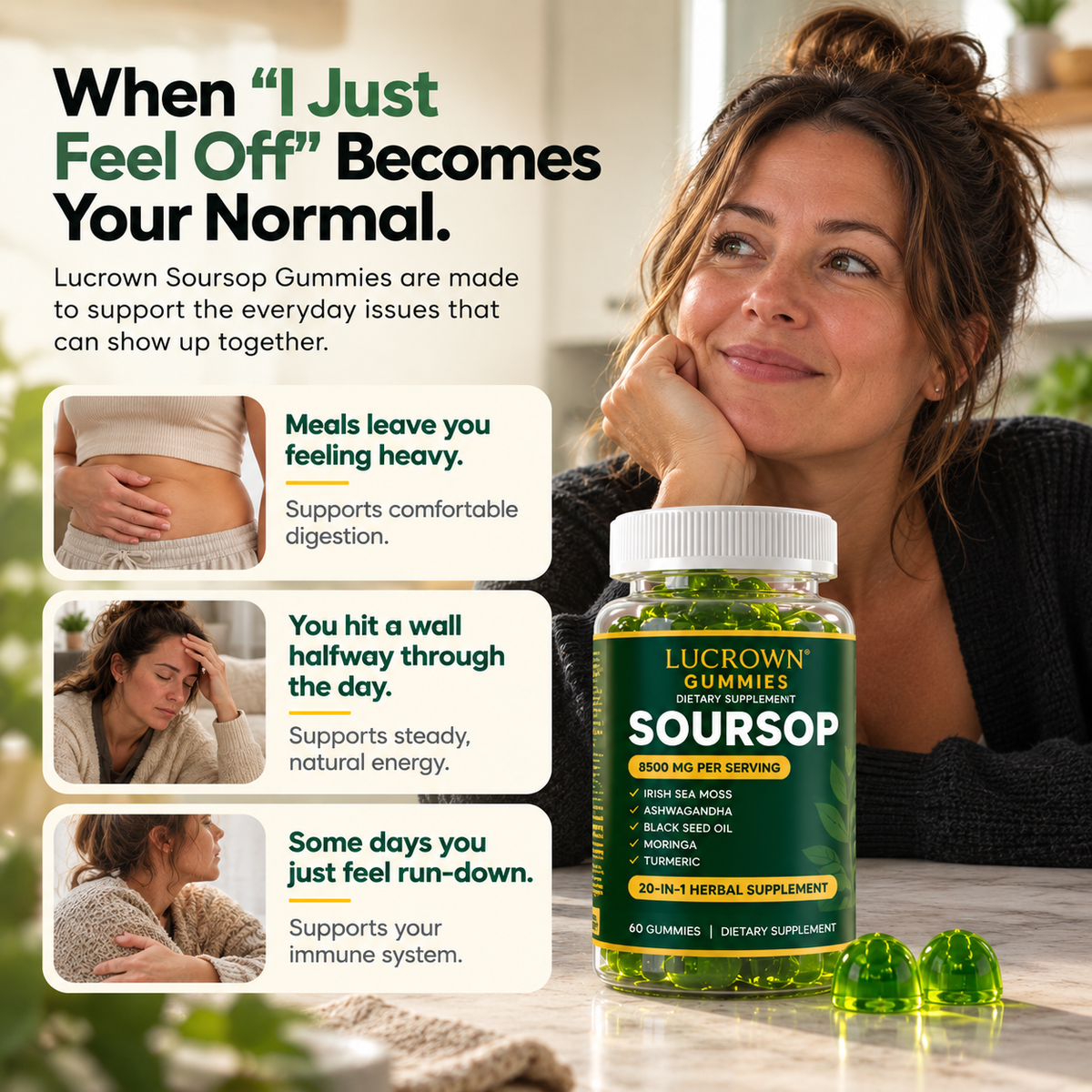 Lucrown™ 20-IN-1 SOURSOP GUMMIES