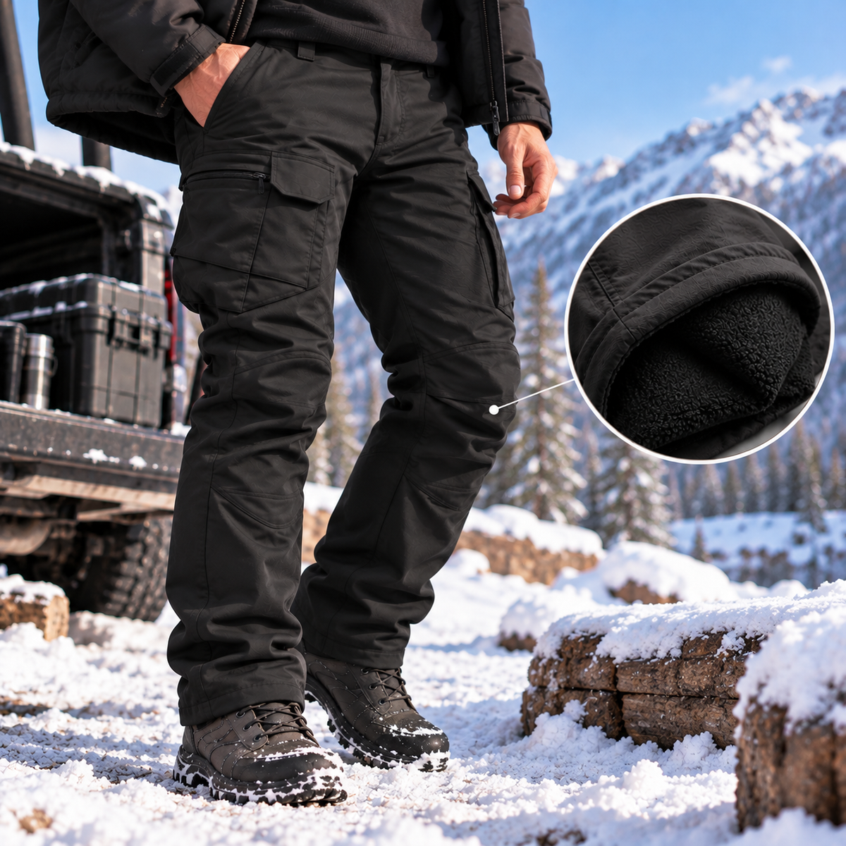 ArcticFlex™ Fleece-Lined Cargo Pants