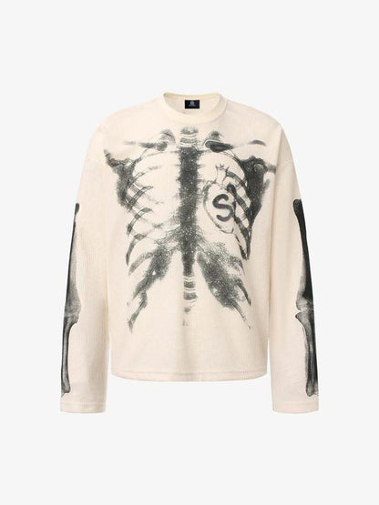 Grimline™ Skeleton Waffle Long Sleeve