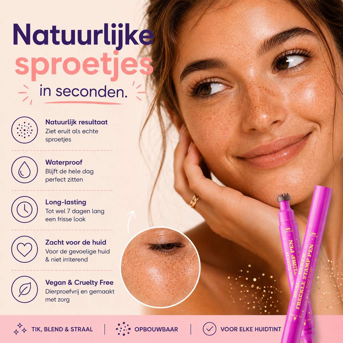 Lucrown™ Freckle Pen - Voor natuurlijk ogende sproetjes in seconden.