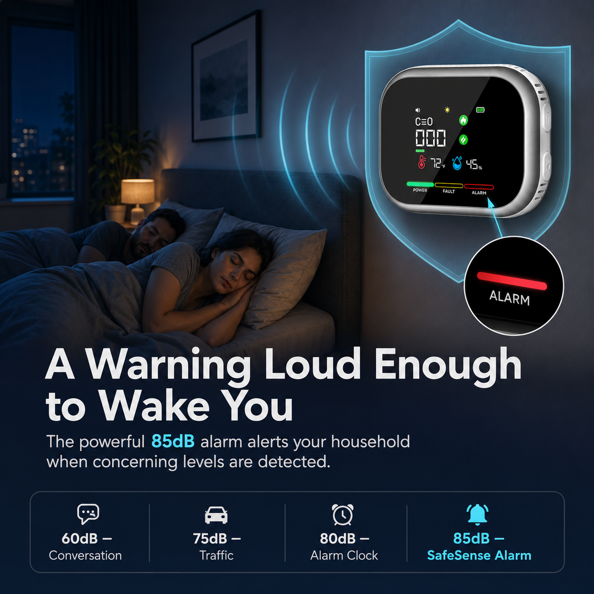 SafeSense™ 6-in-1 Detector