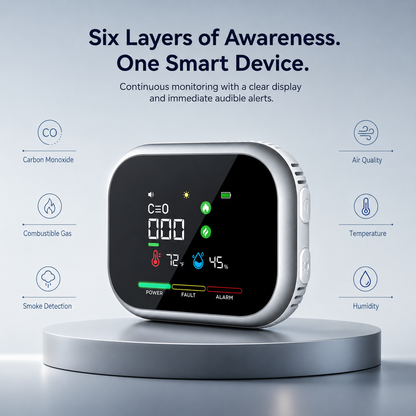 SafeSense™ 6-in-1 Detector