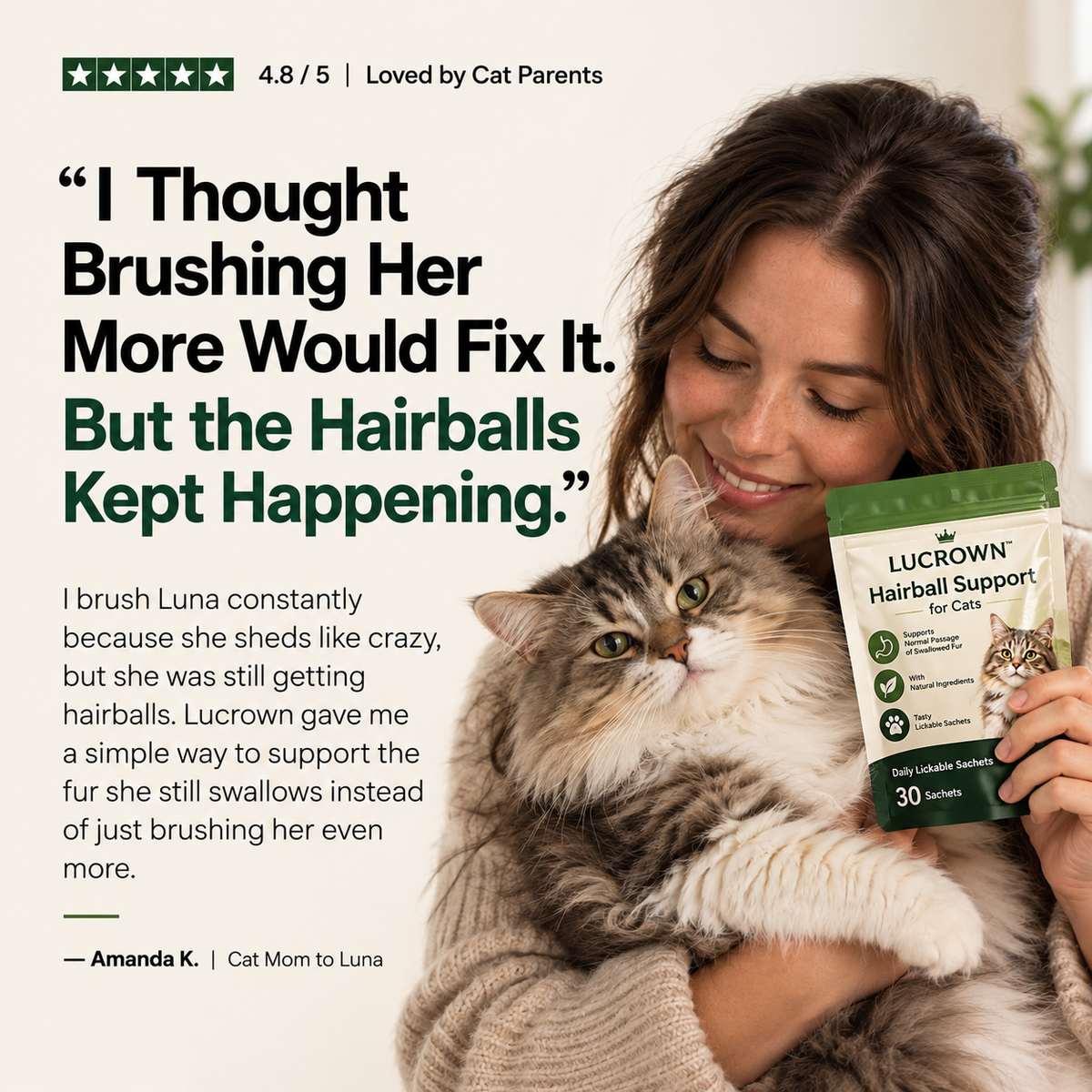 Lucrown™ Hairball Support