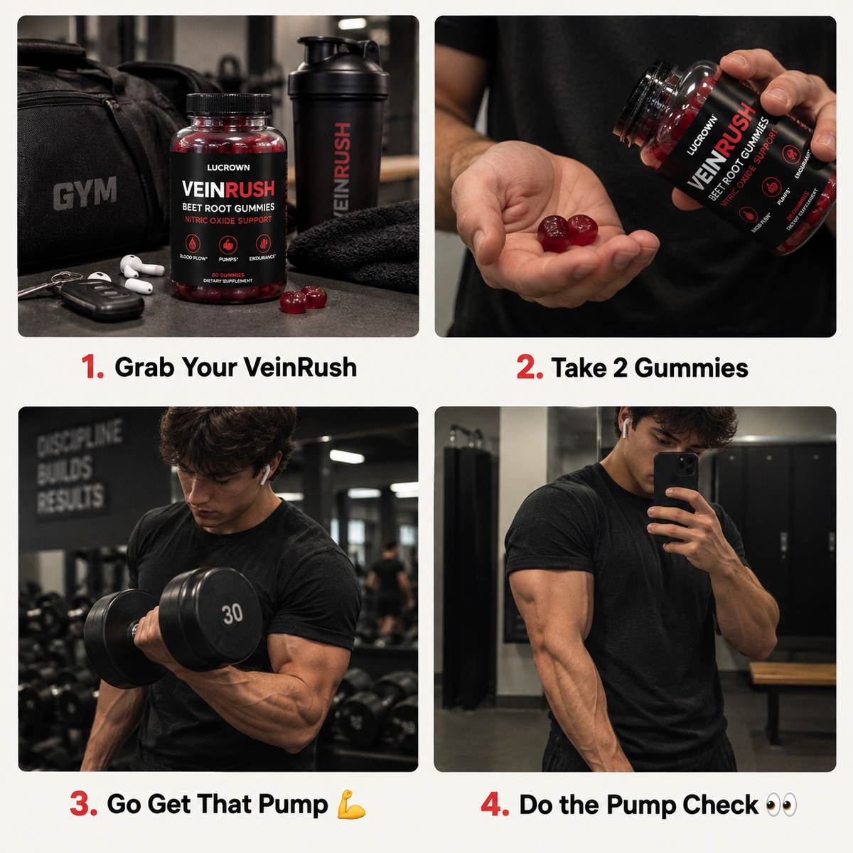 VeinRush™ - Beet Root Nitric Oxide Gummies