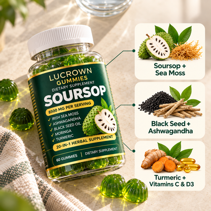Lucrown™ 20-IN-1 SOURSOP GUMMIES