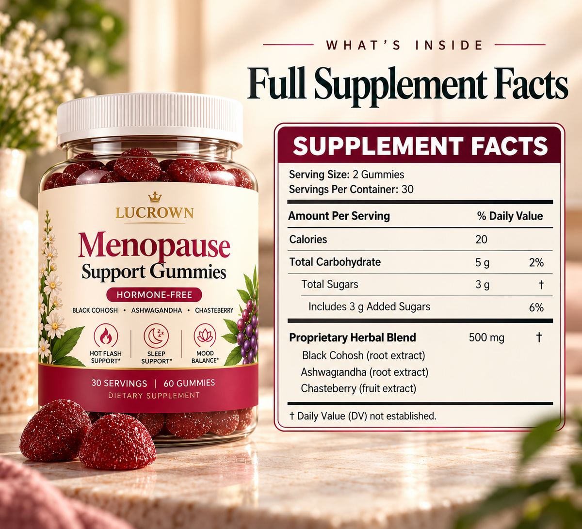 Lucrown™ Menopause Support Gummies